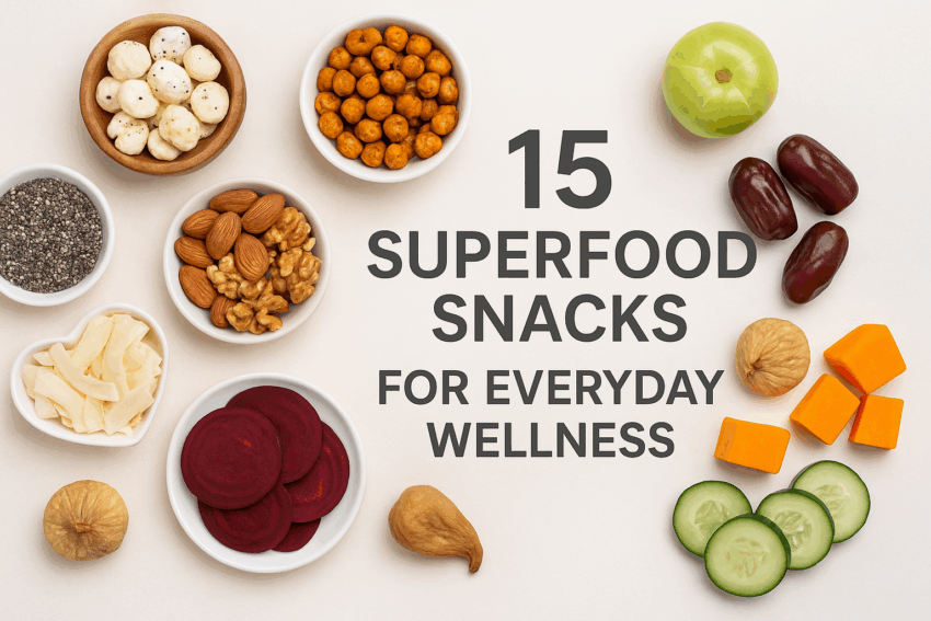 An image showing a few Indian superfoods.
